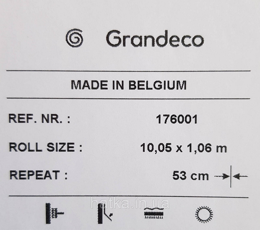 Шпалери метрові вінілові на флізелін Grandeco Feeling геометрія кола смуги фігури рожеві, білі, сірі Київ - фото 4