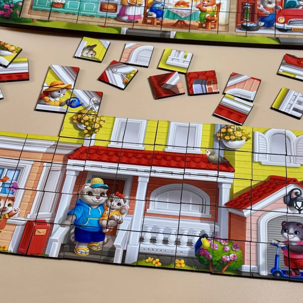 Деревянный пазл-вкладыш 