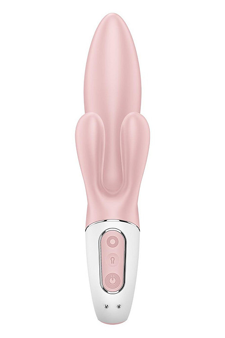 Надувной вибратор-кролик Satisfyer Air Pump Bunny 3 розовый Sex Aura Киев - изображение 3