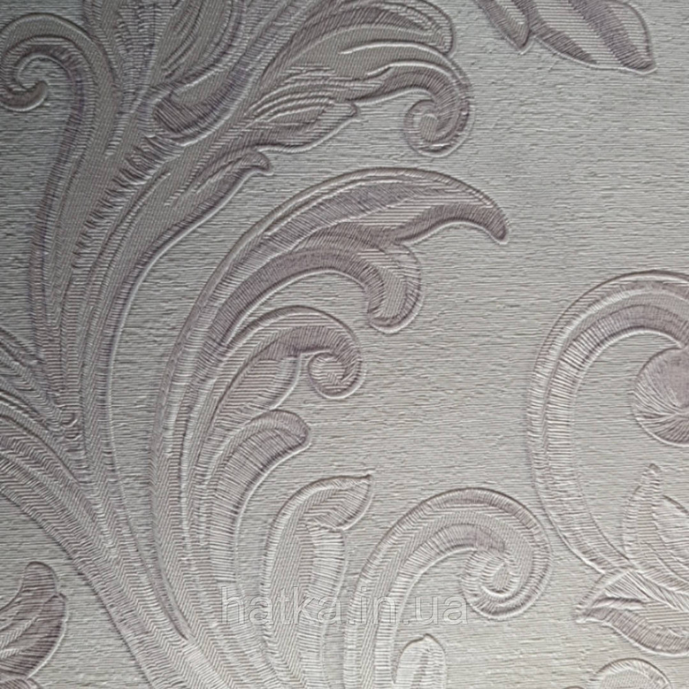 Шпалери вінілові на паперовій основі Sirpi Italian Silk 7 вензель бузковий великий основа під штукатурку Київ - фото 3