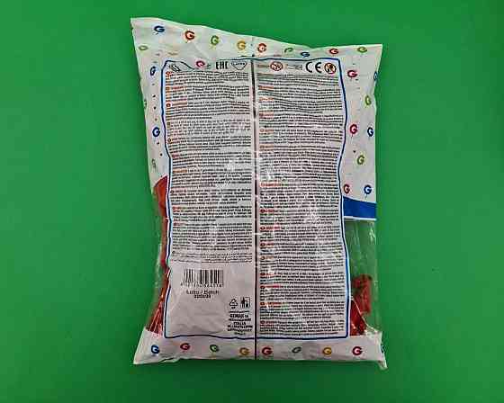 Повітряні кулі серце 10" (25 см) червоне пастель 100 шт (1 пач.) Харків