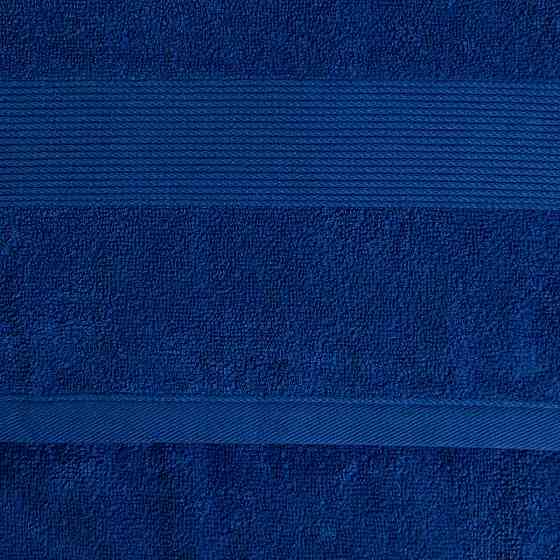 Набор махровых полотенец с бордюром 3шт GM Textile 50х90см, 50х90см, 70х140см 400г/м2 (Синий) Сумы