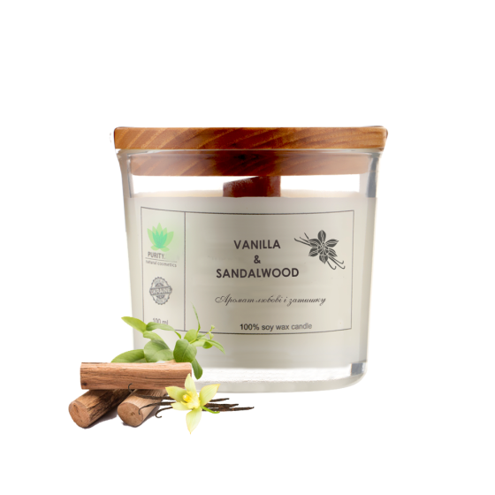 Аромасвічка Vanilla&Sandalwood S PURITY 60 г Київ