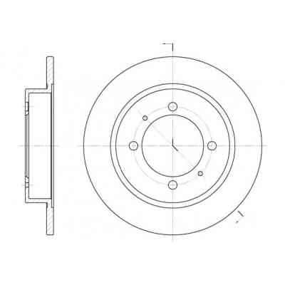 Гальмівний диск REMSA 6447.00 Вінниця