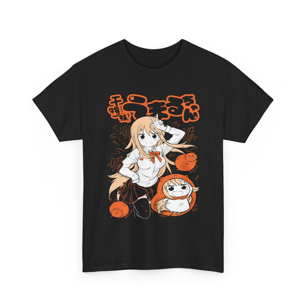 Футболка аниме Аниме Гирл Химоуто Умару оверсайз (S/M/L) Черний AnimeJ0381 Днепр - изображение 4