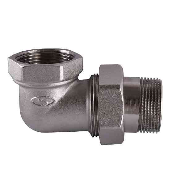 Сгон-американка угловой SOLOMON 1 1/4″ НИКЕЛЬ 1600 (000001128) Киев