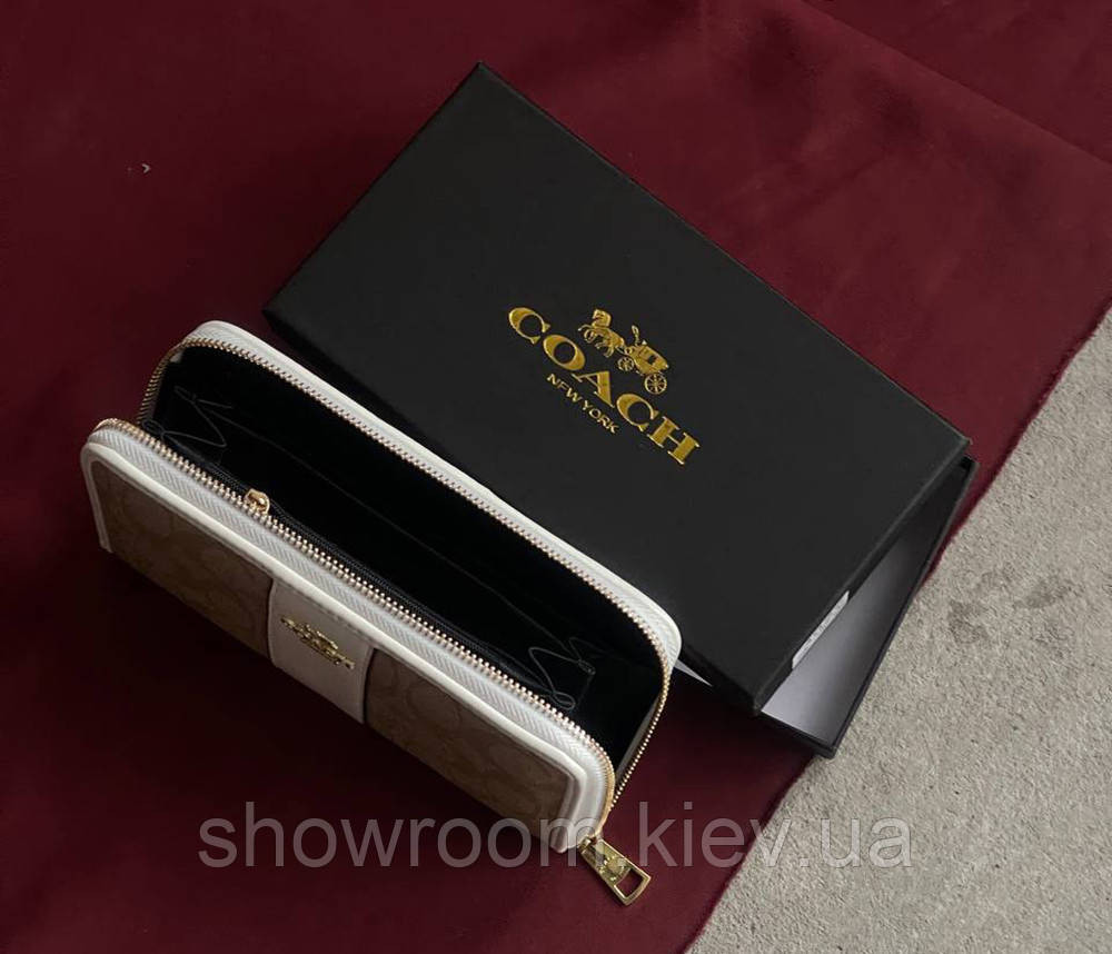 Женский кошелек на молнии Coach (1375-3) Киев - изображение 2