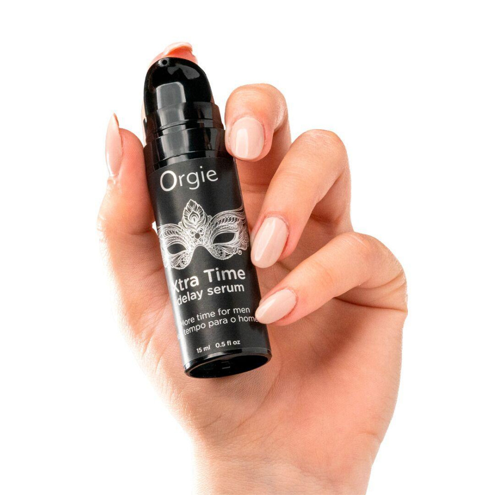 Сироватка-пролонгатор Orgie Xtra Time Delay Serum, 15 мл, без анестетиків, на силіконовій основі Sex Aura Київ - фото 2