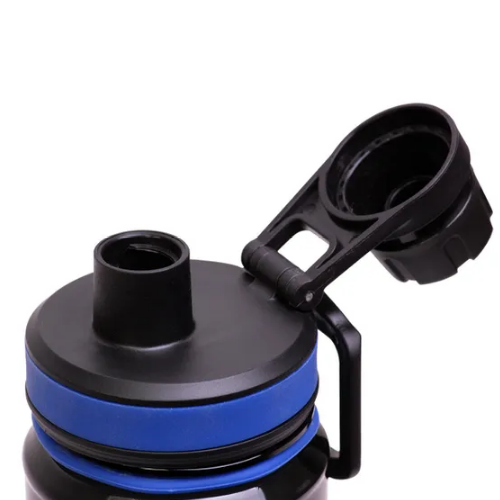 Пляшка спортивна 750мл трітан чорний/синій KAMILLE 2302 Житомир