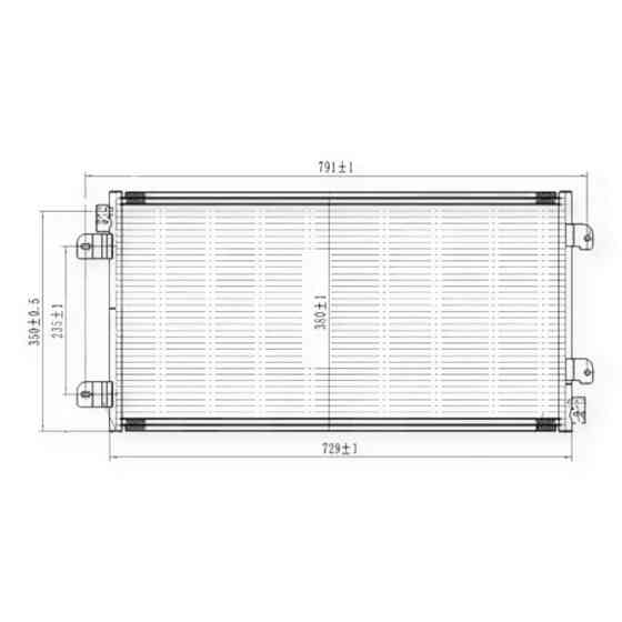 Радиатор Renault Master 1.9-3.0dCi 01- кондиционера Мукачево