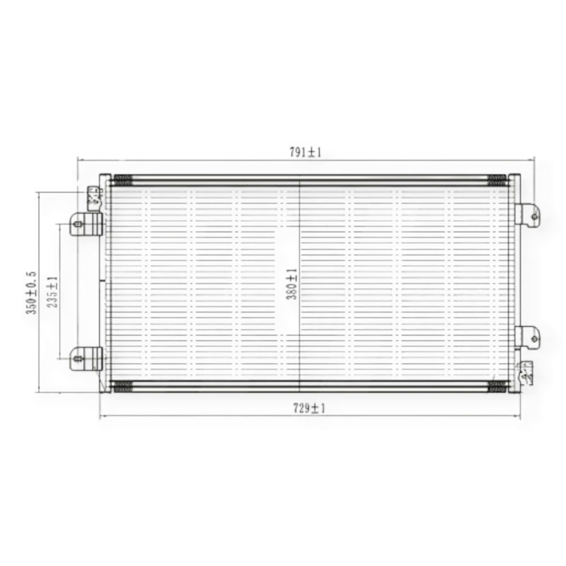 Радиатор Renault Master 1.9-3.0dCi 01- кондиционера Мукачево - изображение 1