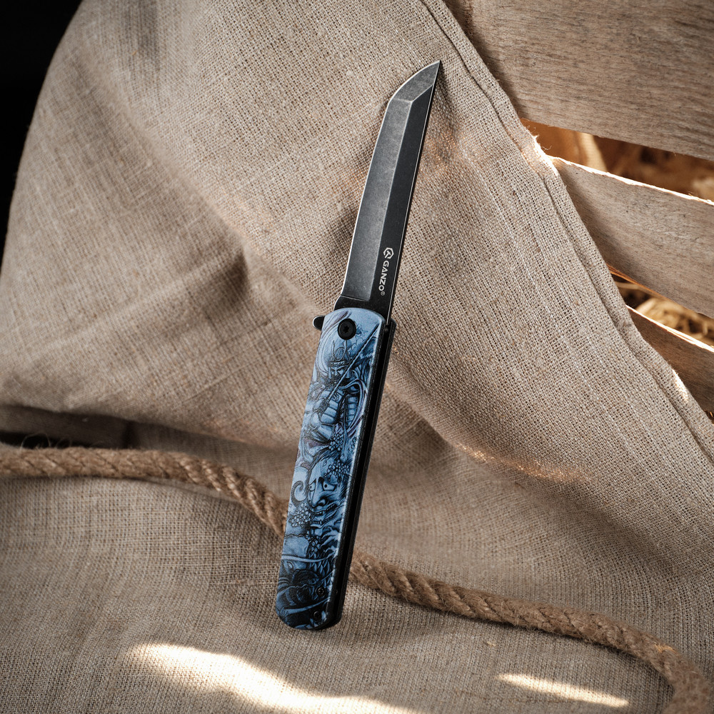 Нож складной Ganzo G626-GS серый самурай Киев - изображение 6