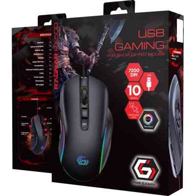 Мышка Gembird Ragnar RX500 USB RGB Black (MUSG-RAGNAR-RX500) Винница