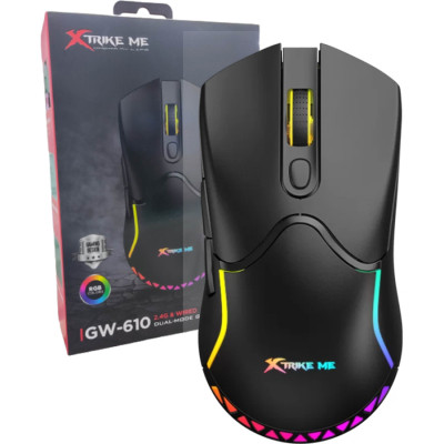 Мышка Xtrike ME GW-610 Wireless RGB Black (GW-610) Винница - изображение 5