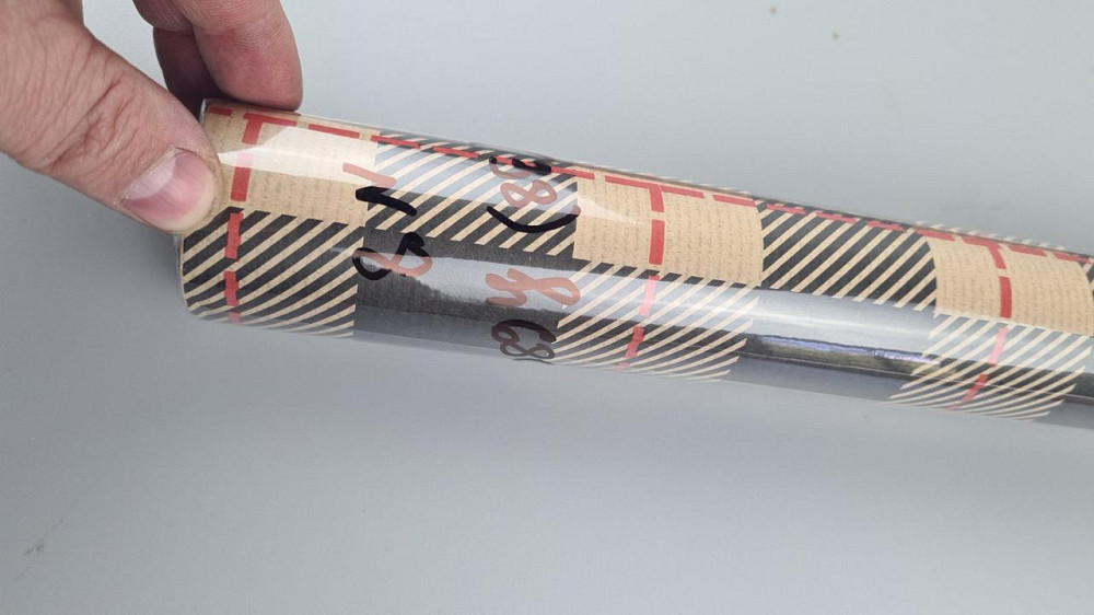 Рулон 8 м бумага подарочная с печатью (38) для цветов (h680) Крафт №8 (1 шт) Харьков - изображение 2