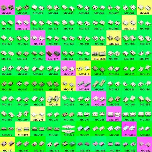 Роз’єми MicroUSB 100шт, гніздо 5-ти контактне Вінниця - фото 2