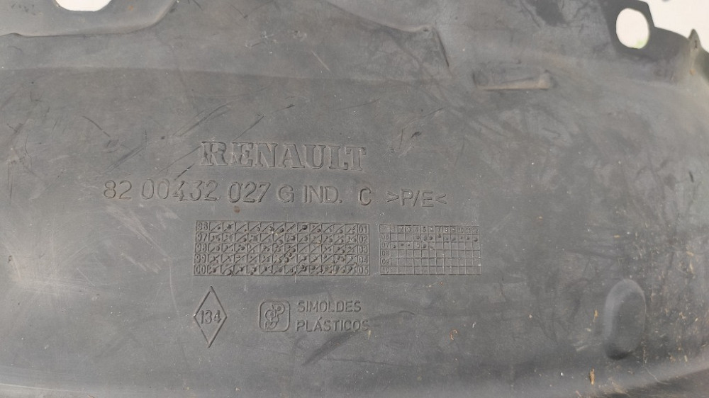 Підкрилок передній лівий (зад частина) Opel Movano 2003-2010 (8200432027) Ковель - изображение 3