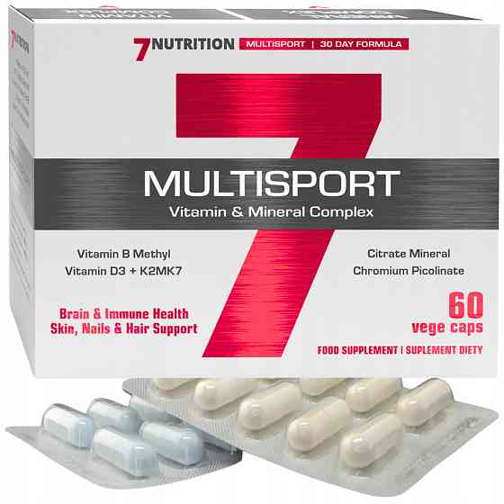 Витаминно-минеральный комплекс 7 Nutrition Multisport Vitamin & Mineral Complex, 60 caps Луцк