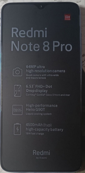 Смартфон Xiaomi Redmi Note 8 Pro 6/128Gb. Новый! Київ - фото 5