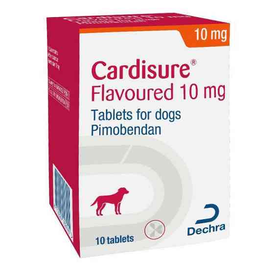 Кардішур (Cardisure) 10 мг аналог Ветмедін, 1 блістер 10 таблеток Вінниця