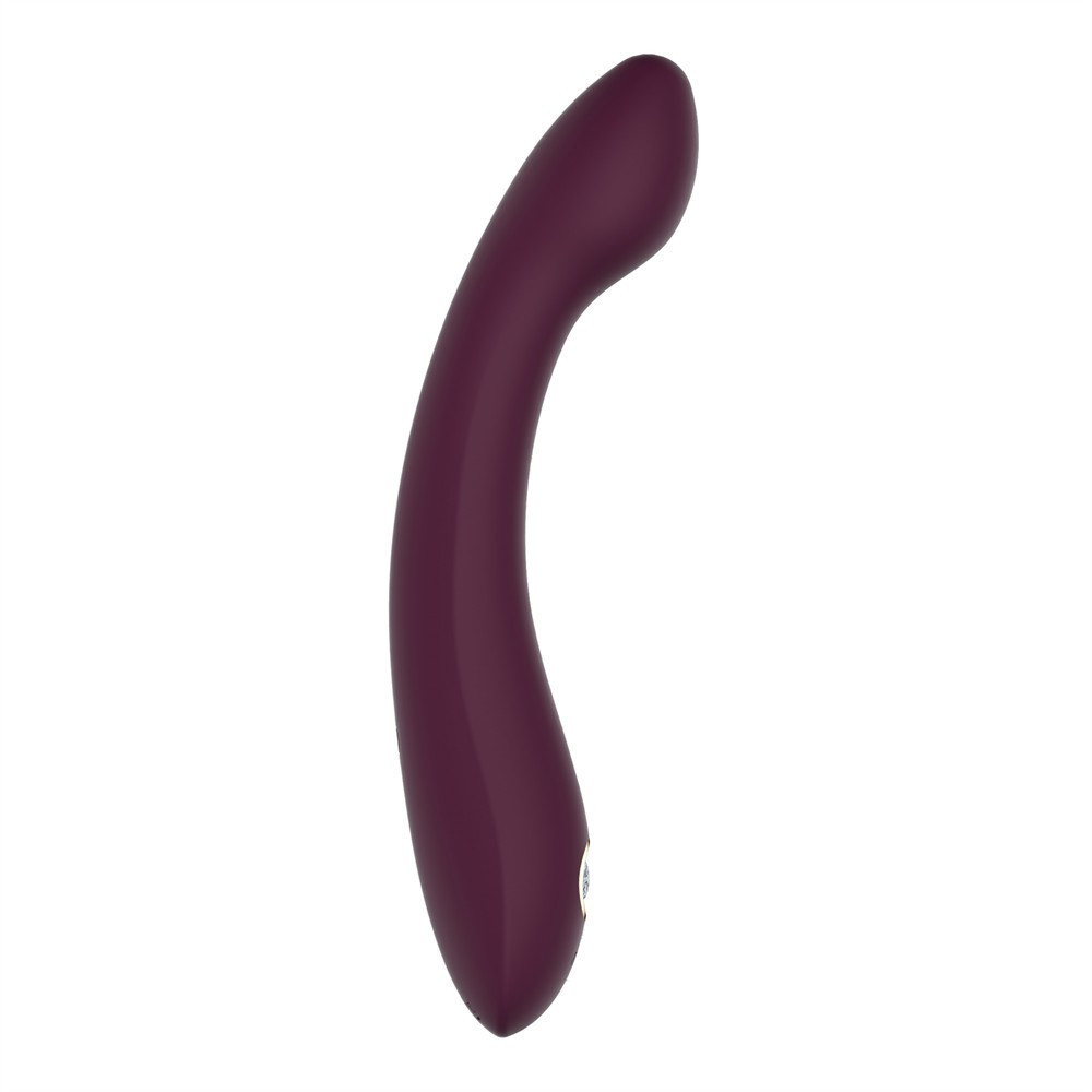 Вібратор для точки G Dream Toys Essentials зі стразами, бордовий, 21,8 × 3,6 см Sex Aura Київ - фото 3