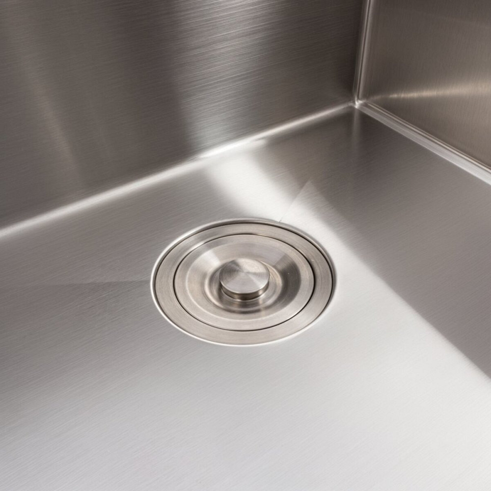 Кухонна мийка нержавійка 50*50 Valeso Handmade з підставкою для ножів (3,0/0,8) Коломия - фото 5