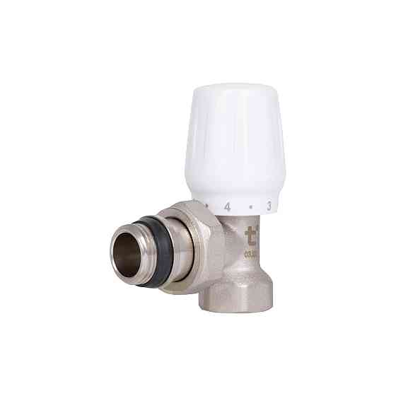 Кран радіаторний Thermo Alliance Base 1/2" ВН з антипротіканням кутовий SD228W15 Київ