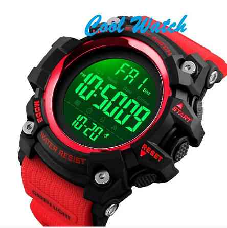 Чоловічий спортивний годинник Skmei 1384 Червоний Вінниця