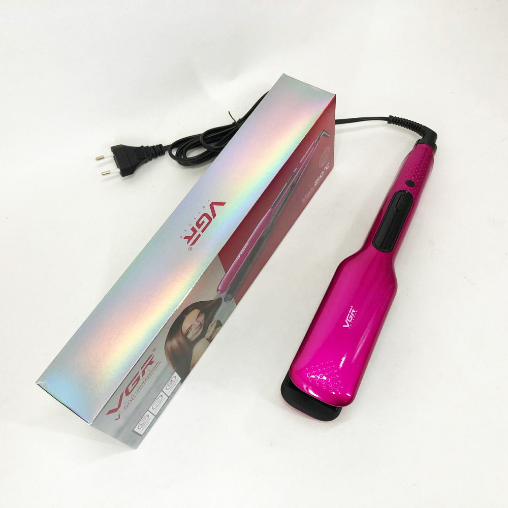 Утюжок выпрямитель для волос с терморегулятором VGR, Эргономичный утюжок выпрямитель UV-46 Львов - изображение 2