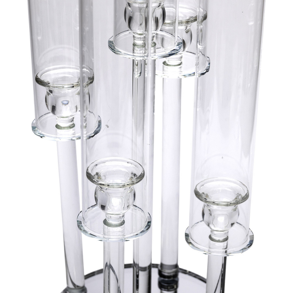 Декоративный стеклянный подсвечник на 5 свечей Киев - изображение 4