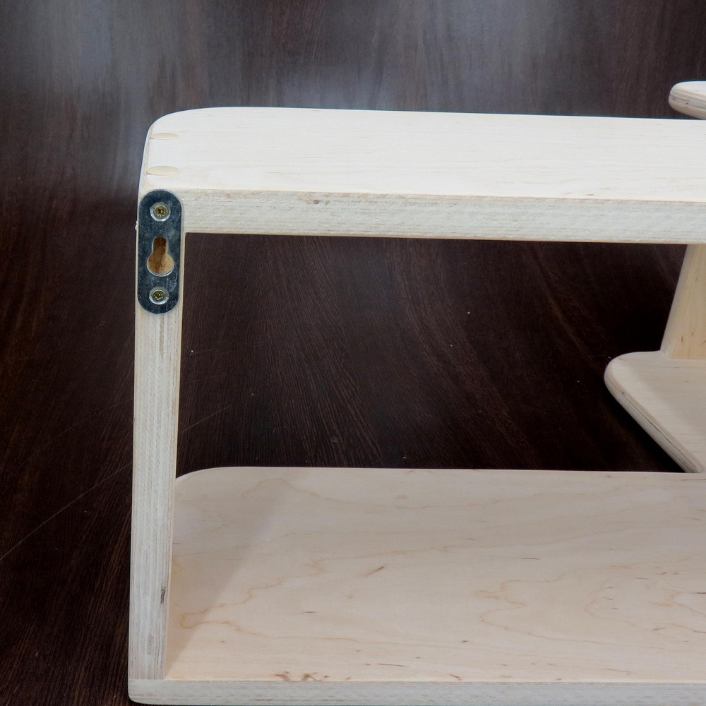 Кутова настінна полиця "Бараона ліва" бланже Миколаїв - фото 3