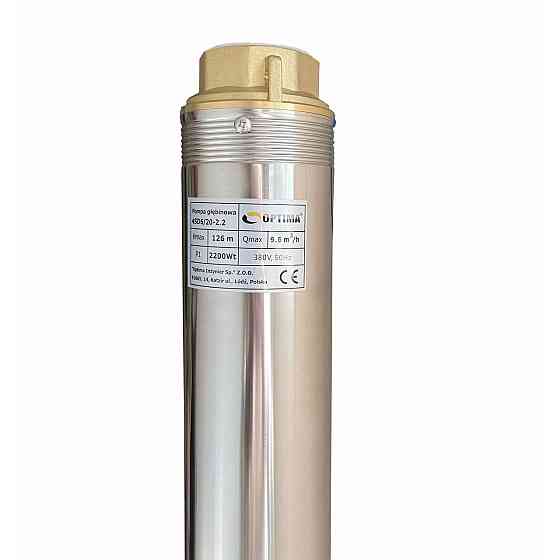 Насос свердловинний з підв. стійк. до піску OPTIMA 4SD 6/20 2,2 кВт 126м 3-фазний ( 1 частина ) (000015594) Київ