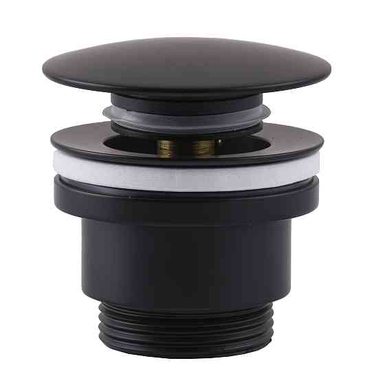 HG15-04A-10-BR-(BB)-Click-clack--Донний клапан  ЛАТУНЬ ,Універсальний, Чорний мат (Box Globus Lux) Луцьк