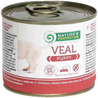 Консерви для собак Nature&apos;s Protection Puppy Veal 200 г (KIK45086) Вінниця