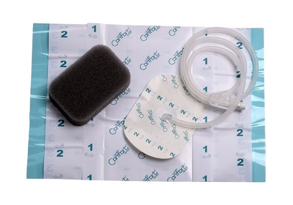 Комплект для вакуумної терапії ран зі сріблом: пов'язка велика (24х15х3см) та акс. Дніпро - фото 2