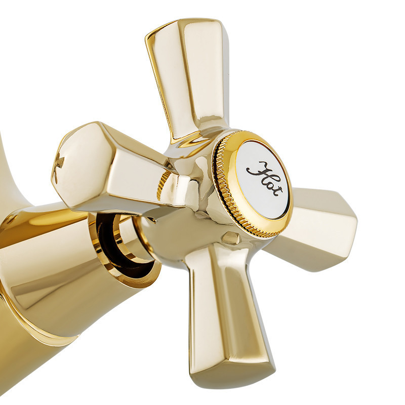 Змішувач для умивальника Mixxus Premium Retro Gold-161   ( MI5848 ) 20330 Харків - фото 3