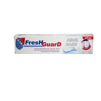 Зубная паста Fresh Guard Pearl White 125 мл (3800031756016) Винница - изображение 1