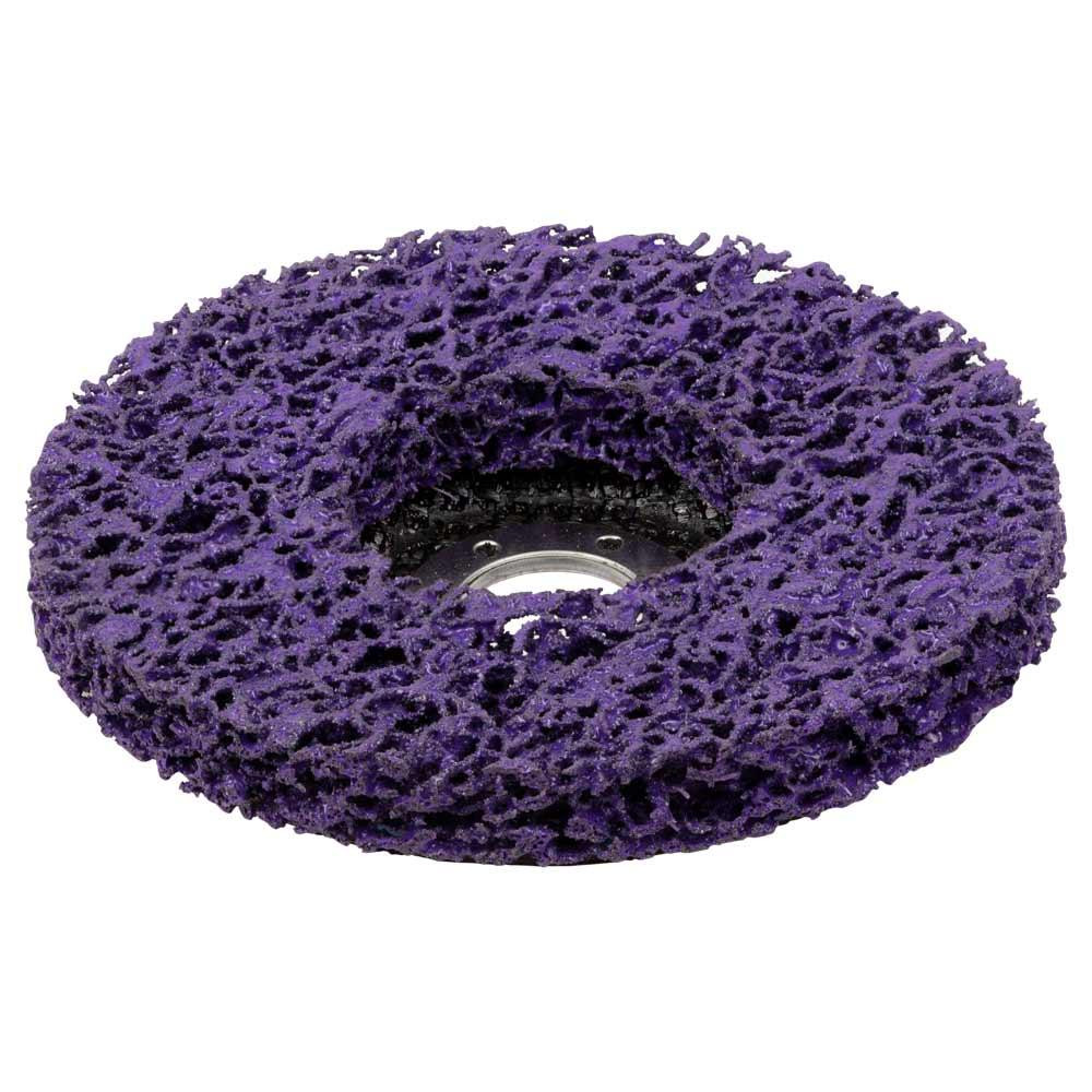 Коло зачистне з нетканого абразиву (корал) Т27 Ø125×22.23мм фіолетовий жорсткий SIGMA (9176661) Рівне - фото 3