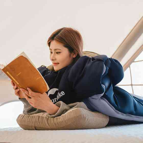 Спальний мішок з капюшоном Naturehike Sunny Day PL02 U250 CNK2550WS028 (8.5 °C) лівий Блакитно-синій Київ