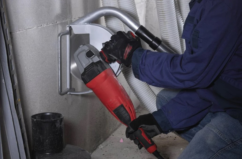 Шліфмашина кутова MILWAUKEE, AGV 22-230 E, 2200Вт, 230мм (захисний кожух, кабель 4м, бокова рукоятка, ключ) Одеса - фото 9