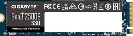 Накопичувач SSD 500 GB Gigabyte Gen3 2500E M.2 PCIe NVMe 3.0 x4 3D TLC (G325E500G) ( 22101 ) Харьков