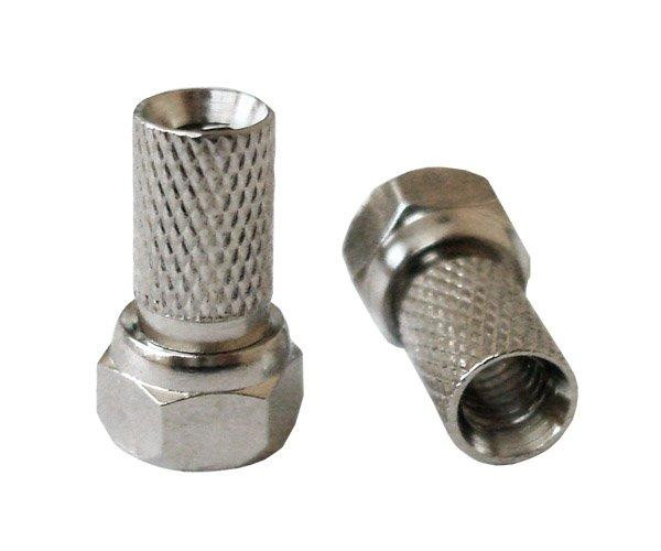 Штекер F (RG-58) накрутка, диам.-5мм, латунь Полтава - изображение 1