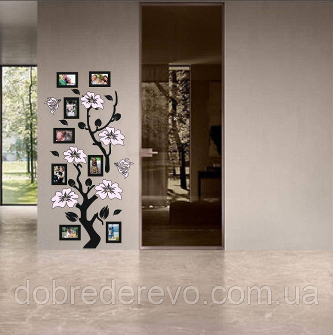 🌳Родовое дерево Сакура 2 XL, дерево наша семья  на 8 фото рамок📷 Вижница - изображение 2