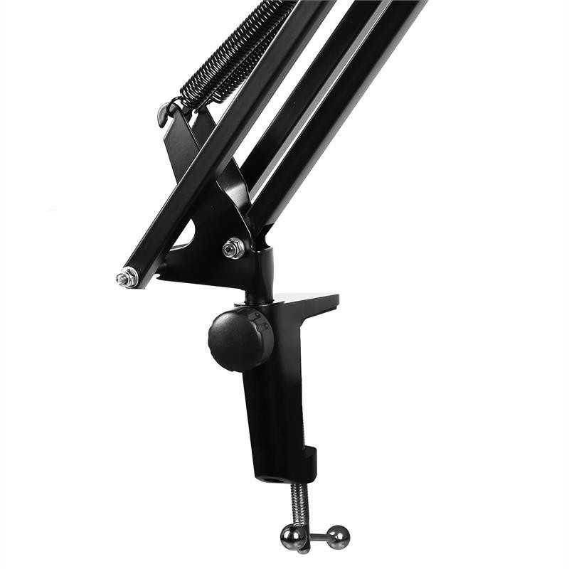 Набір студійних мікрофонів із мікрофоном, підставкою для мікрофона та захистом від зламу сріблястого кольору Рівне - фото 7