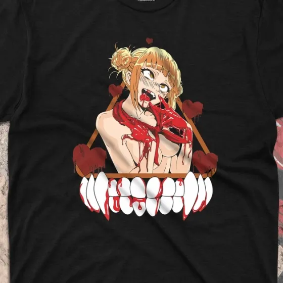 Футболка для подростка мальчика с принтом Моя Геройская Академия Химико Тога 2 Размер 160 Anime10595 Днепр