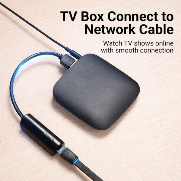 Перехідник USB 3.0 --> Ethernet RJ45 1000Mb чорний Vention (CEHBB) Киев - изображение 4