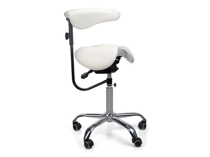 Стілець-сідло для майстра 8016-2, зі спинкою, роздільне сидіння, 3 регулювання Київ - фото 8