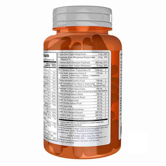 Вітаміни та мінерали Now Men's Active Sports Multi 180 Softgels Київ