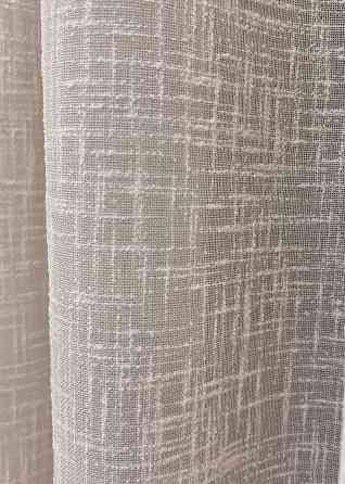 Тюль лен однотонный, коллекция 