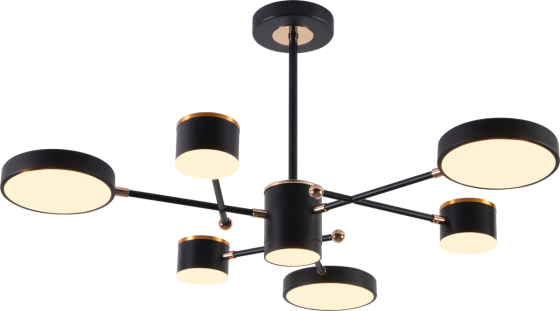 SIRIUS Люстра світлодіодна акрилова Sirius B X13287/6 BK+FGD Коломыя